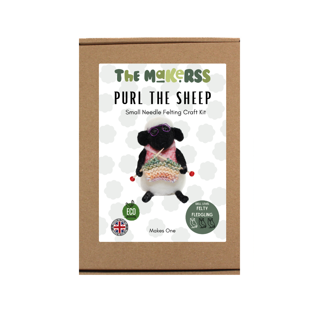 Purl The Sheep Small Needle Felt Kit - The Makerss