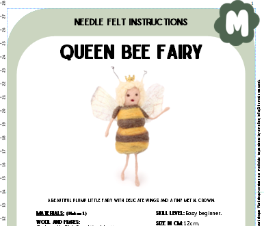 Flock Queen Bee Instructions PDF - The Makerss