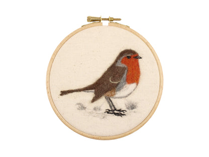 2D Robin Needle Felt Picture Kit - The Makerss