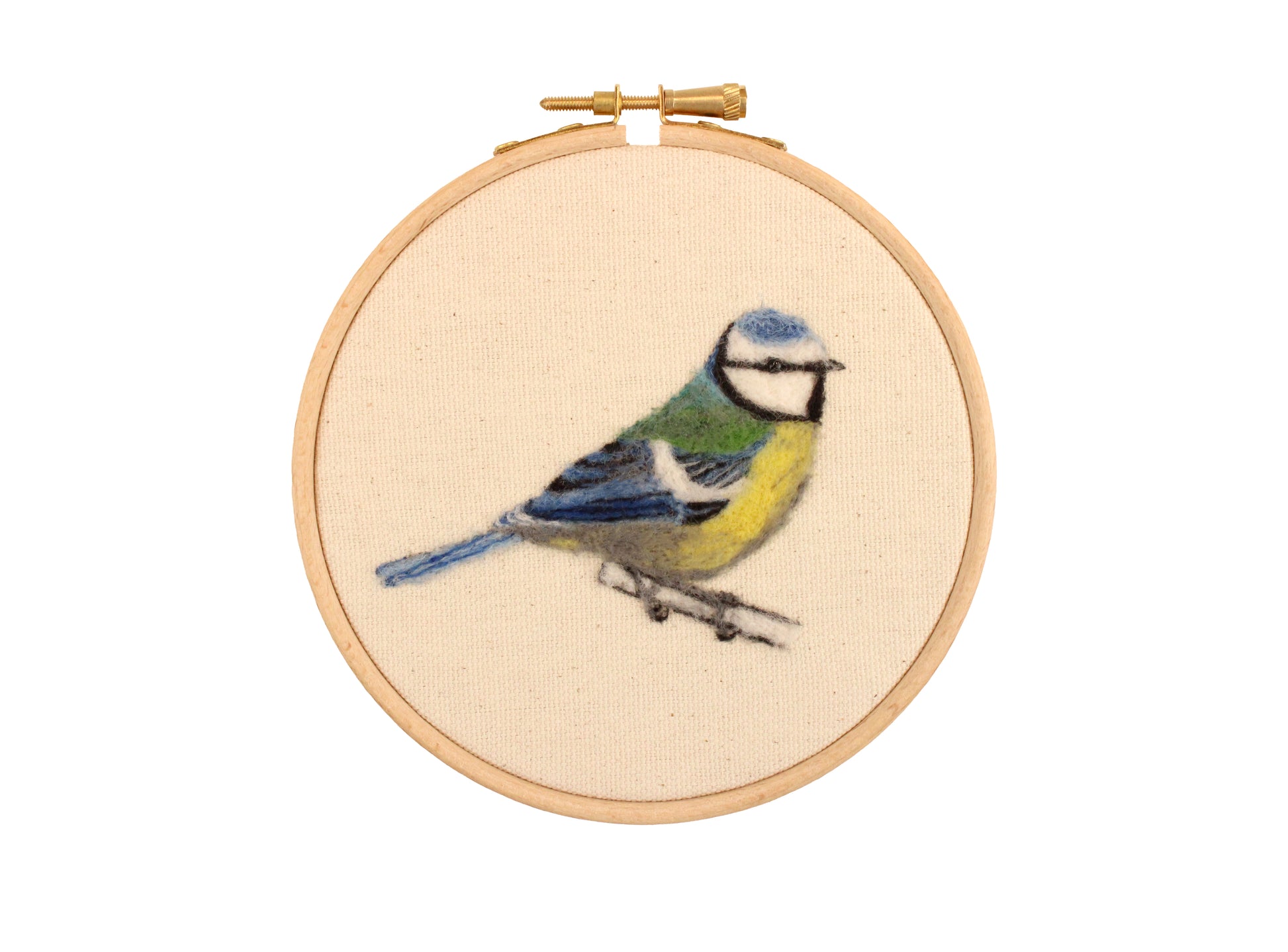 2d Blue Tit Needle Felt Picture Kit - The Makerss