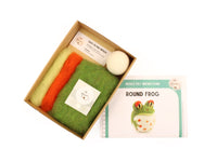 Round Frog Small Needle Felt Kit - The Makerss