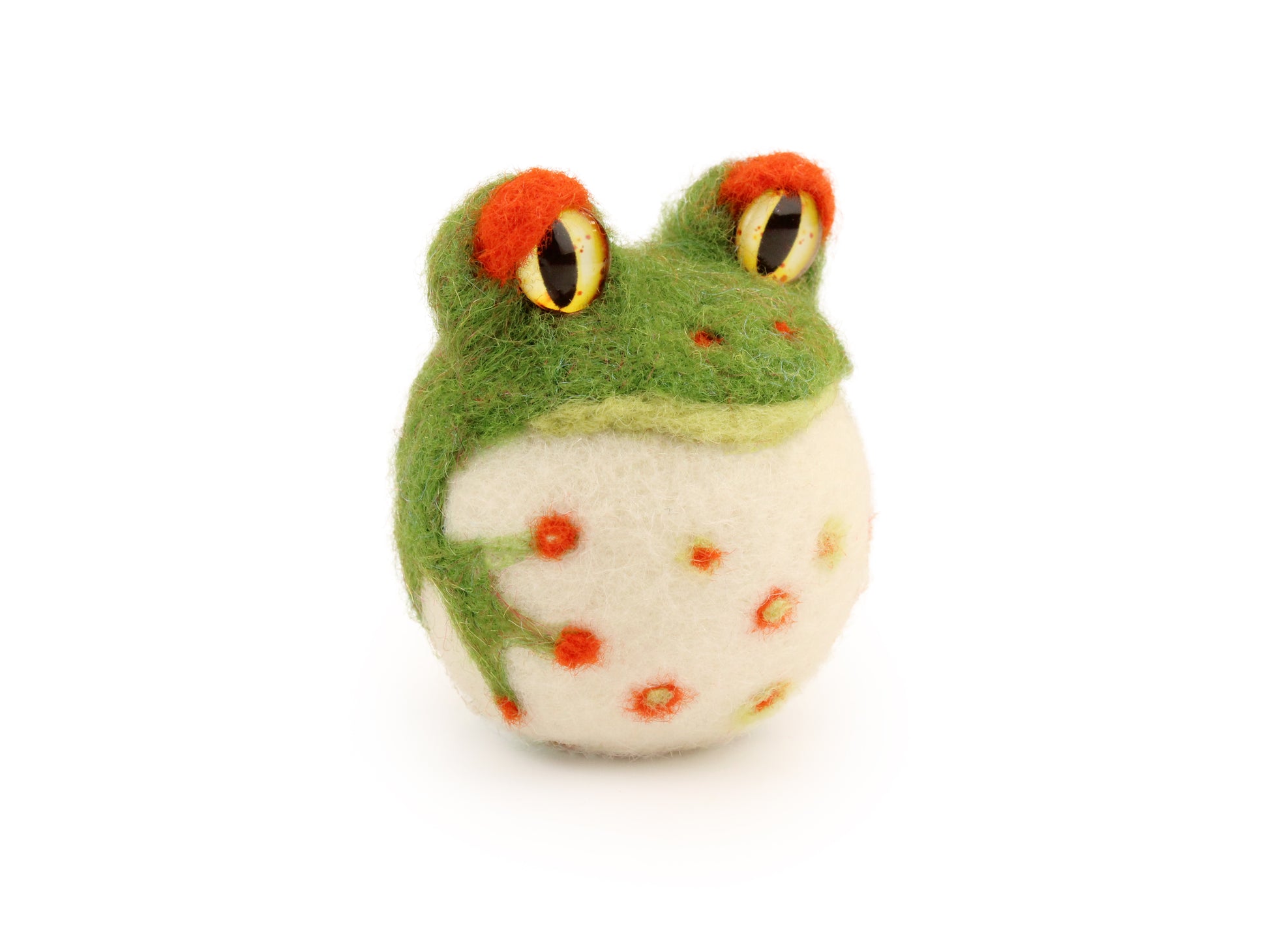 Round Frog Small Needle Felt Kit - The Makerss