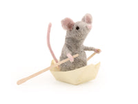 Rowing Mouse Small Needle Felt Kit - The Makerss