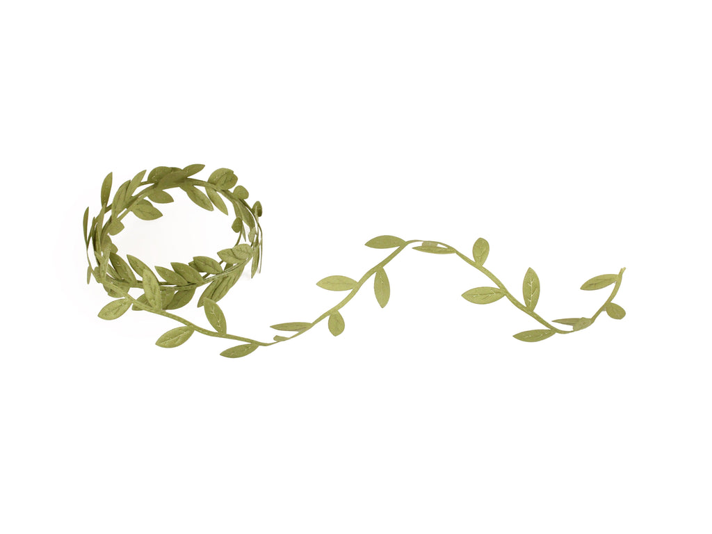 Satin Leaf Ribbon or Trim - 1 metre length - The Makerss
