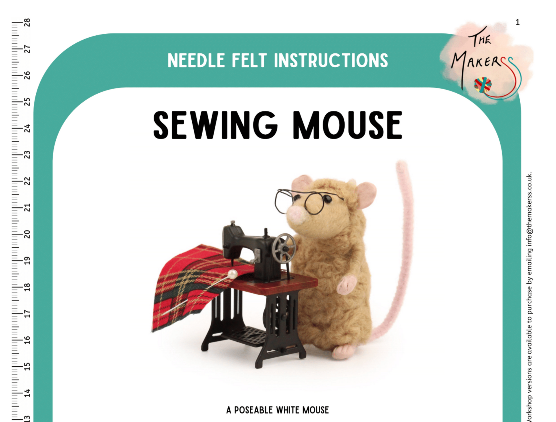 Sewing Mouse Instructions PDF - The Makerss