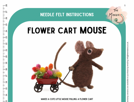 Flower Cart Mouse Instructions PDF - The Makerss