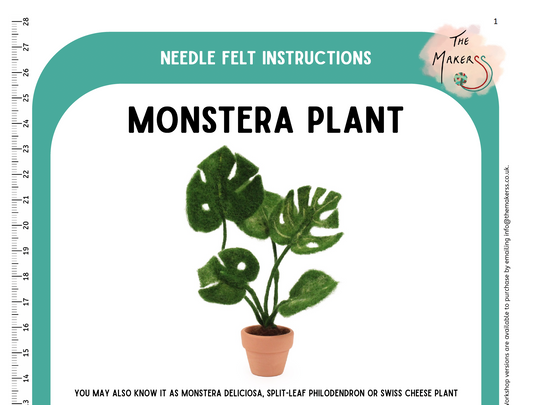 Monstera Instructions PDF - The Makerss
