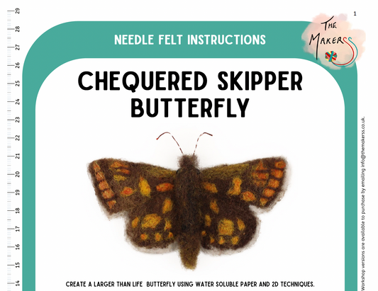 FLOCK - Chequered Skipper Instructions PDF - The Makerss