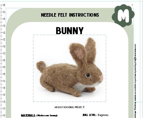 Flock Bunny Instructions PDF - The Makerss