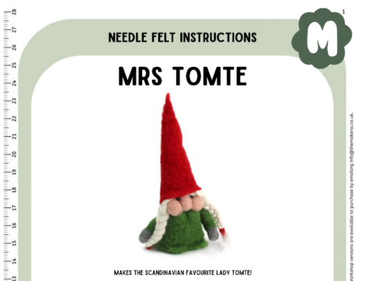 Mrs Tomte Instructions PDF - The Makerss