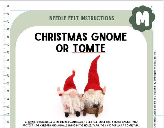 Christmas Gnome/Tomte Instructions PDF