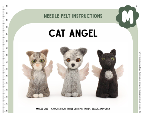 Cat Angel - Dark Instructions PDF - The Makerss