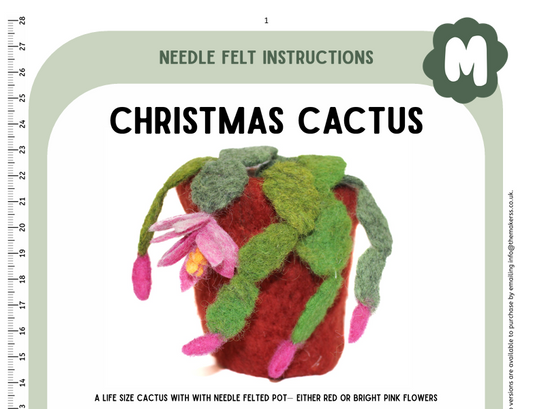Christmas Cactus Instructions-PDF - The Makerss