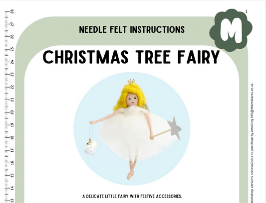 Christmas Tree Fairy PDF Instructions - The Makerss