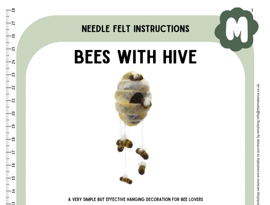 Bees With Hive Instructions PDF - The Makerss