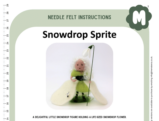 Snowdrop Fairy Instructions PDF - The Makerss