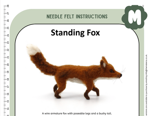 Standing Fox Instructions PDF - The Makerss