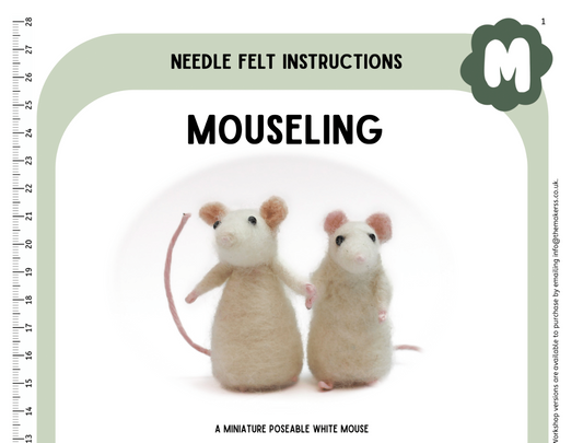 White Mouseling Instructions PDF - The Makerss