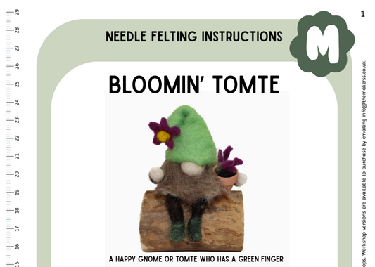 Bloomin' Tomte Instructions PDF - The Makerss
