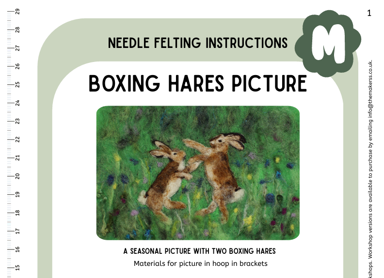Boxing Hares Instructions PDF - The Makerss