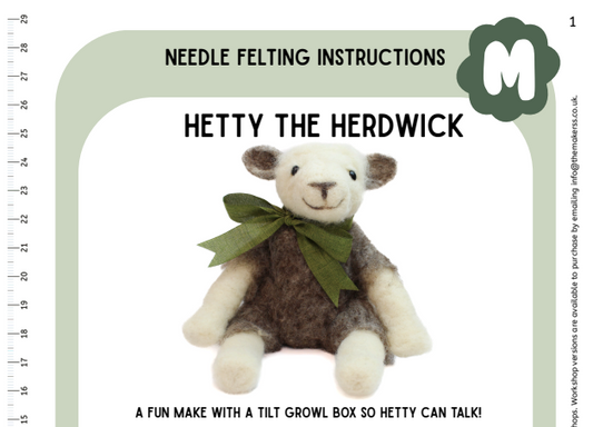 Hetty The Herdwick Instructions PDF - The Makerss