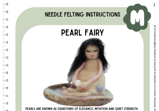 June Birthstone Pearl Fairy Instructions PDF - The Makerss