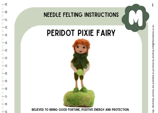 Peridot Pixie Fairy Instructions-PDF - The Makerss