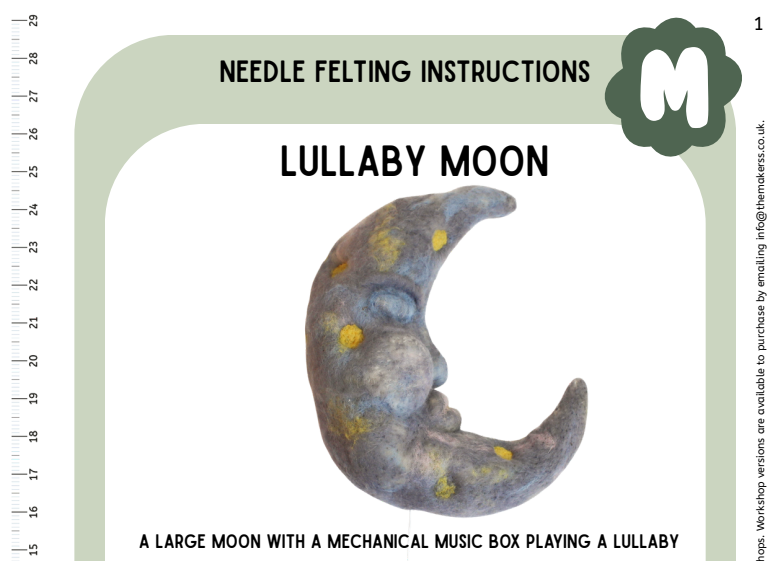 Lullaby Moon Instructions-PDF - The Makerss