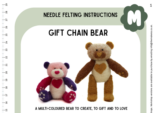 Gift Chain Bear Instructions PDF - The Makerss