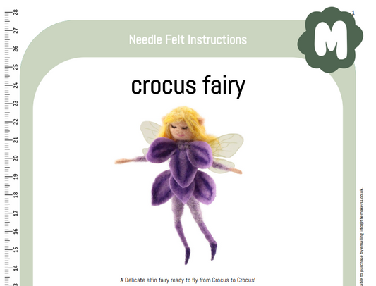 Crocus Fairy Instructions PDF - The Makerss