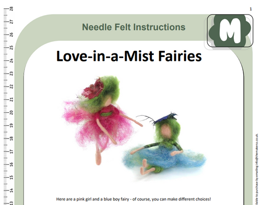 Love-in-a-Mist Fairy Instructions PDF - The Makerss