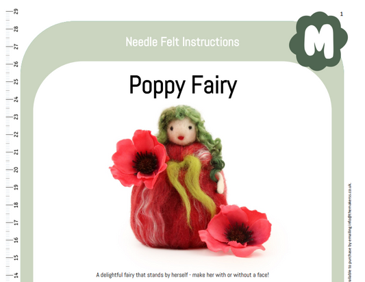 Poppy Fairy Instructions PDF - The Makerss