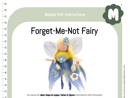 Forget-Me-Not Fairy Instructions PDF - The Makerss