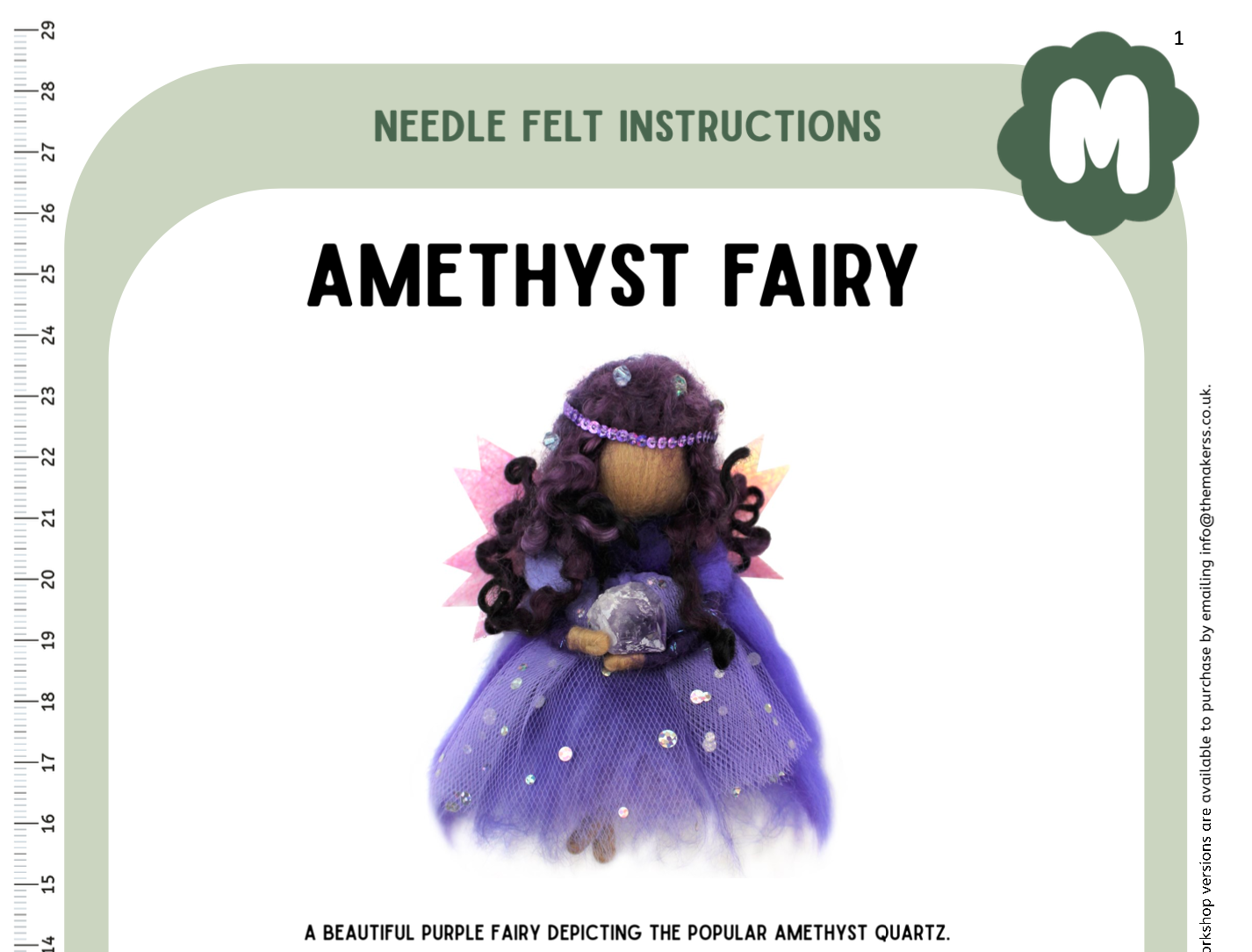 Amethyst Fairy Instructions PDF - The Makerss