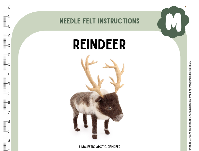Reindeer Instructions PDF - The Makerss