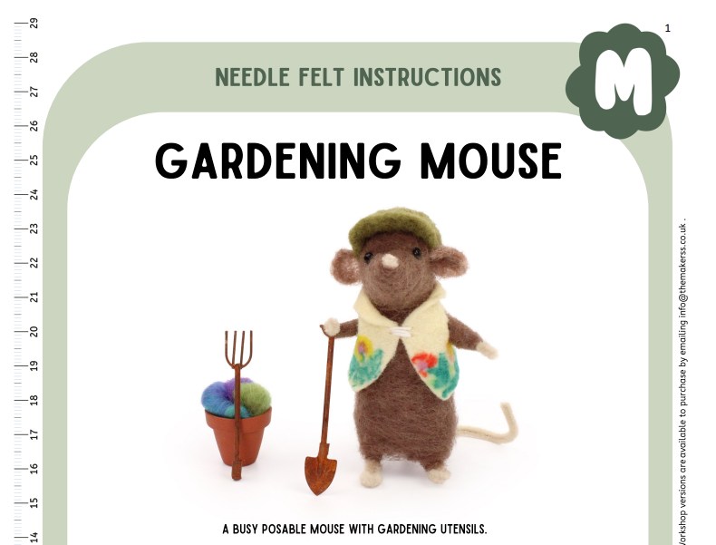 Gardening Mouse Instructions PDF - The Makerss