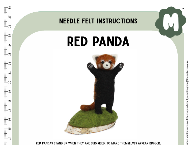 Red Panda Instructions PDF - The Makerss