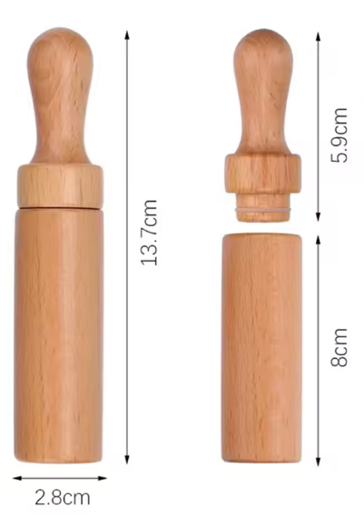 3- or 8-needle wooden needle holder including stand - The Makerss