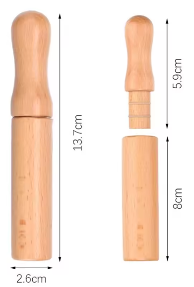 3- or 8-needle wooden needle holder including stand - The Makerss