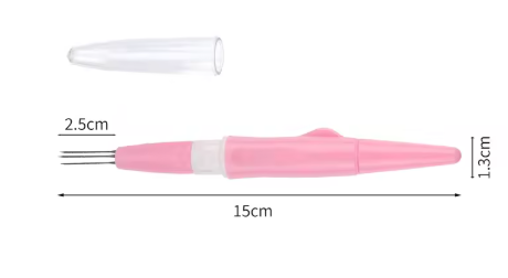3-Needle Felting Pen- with medium felting needles - The Makerss