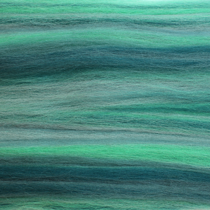 Sea Glass dyed Merino Wool Tops - The Makerss