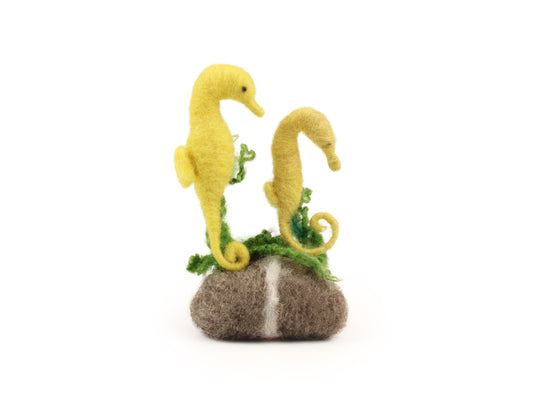 Seahorse and Pebble Small Needle Felt Kit (NEW for 2024) - The Makerss