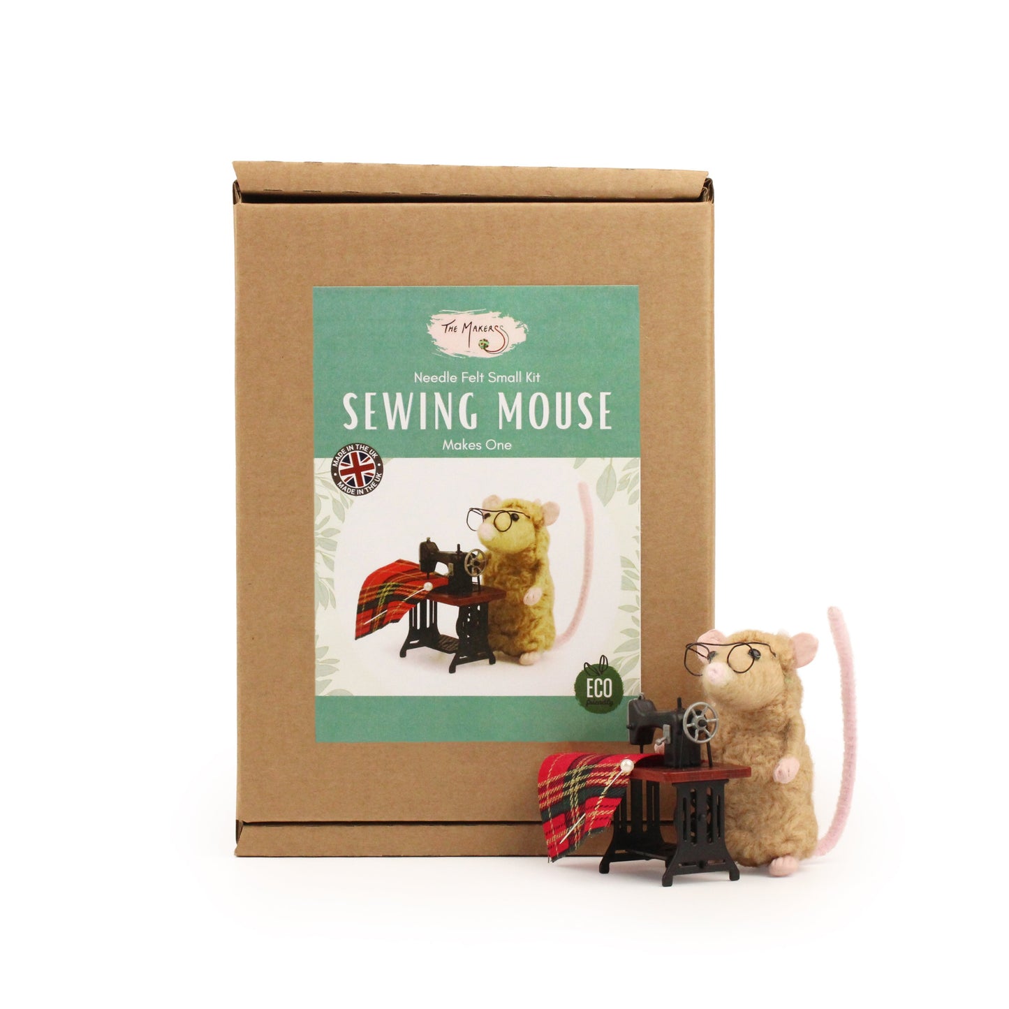 Sewing Mouse Small Needle Felt Kit - The Makerss