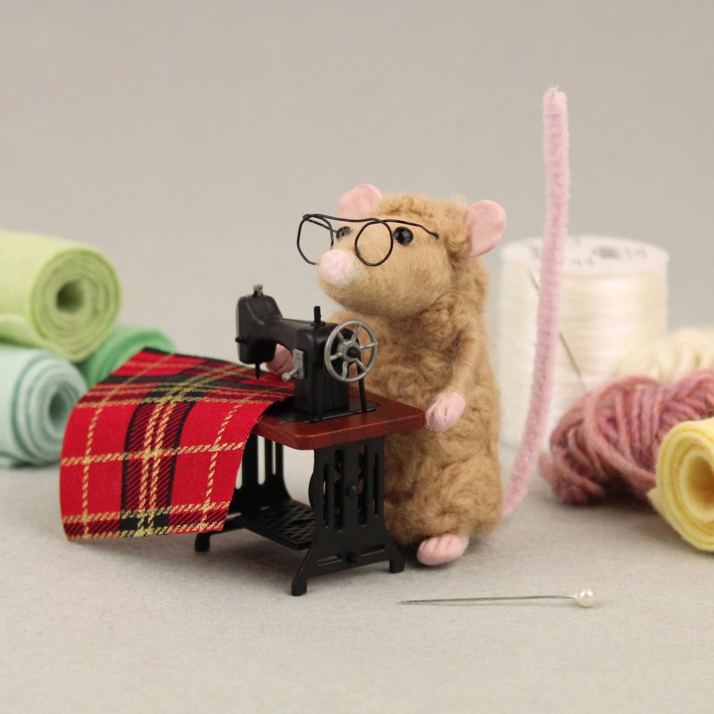 Sewing Mouse Small Needle Felt Kit - The Makerss