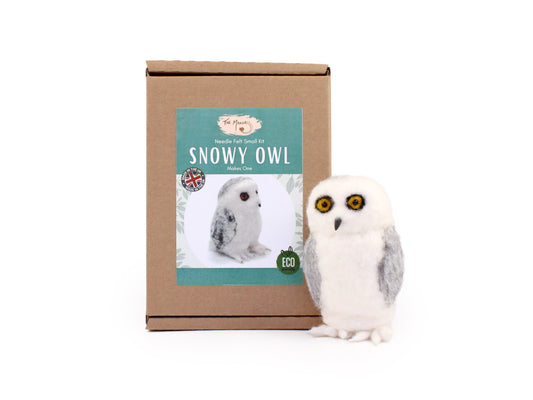 Snowy Owl Small Needle Felt Kit - The Makerss