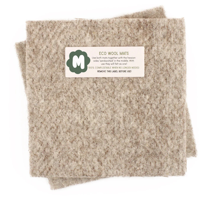 Large Eco Wool Felting Mat - square 20x20cm and A4 - The Makerss