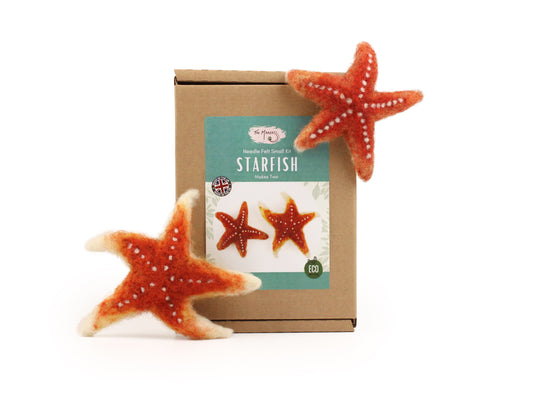 Starfish Small Needle Felt Kit - The Makerss