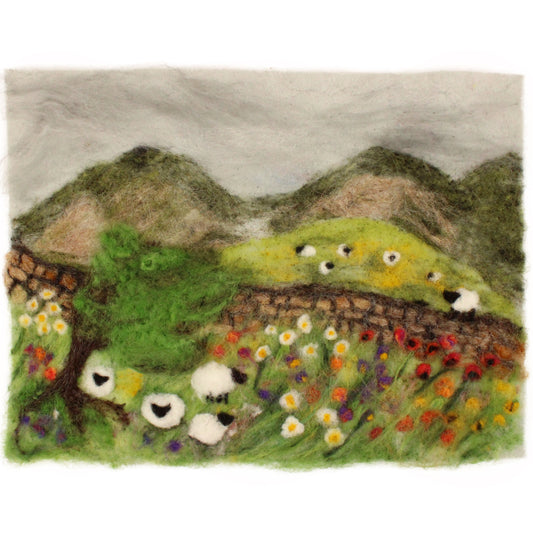 Stormy Landscape Needle Felt Kit - The Makerss