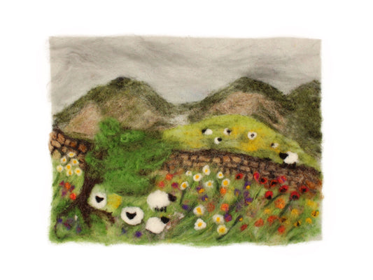 Needle Felted Stormy Landscape Picture with Steffi Stern Saturday 13th September 10am - The Makerss