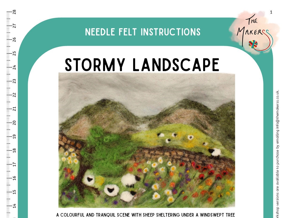 Stormy Landscape Instructions PDF - The Makerss